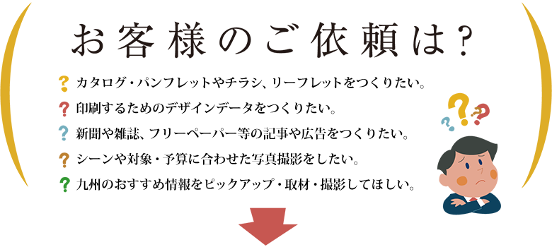 お客様のご依頼は？